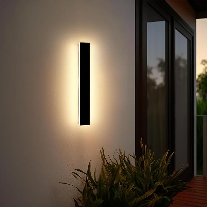 Responsible Mikeru 23.6inch Outdoor Wall Light Fixtures 3000k Exterior Wall Sconces Acrylic Invisible Outdoor Lights for Porch Modern Long LED Wall Light for House Courtyard Balcony Porch Patio GarageAbout ThisOverview High-Performance