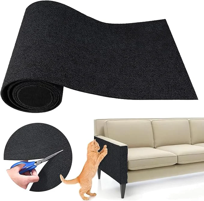 Certified Cat Scratching Climbing Carpet Mat Adhesive Trimmable Cat Post Covered Pad Exceptional
