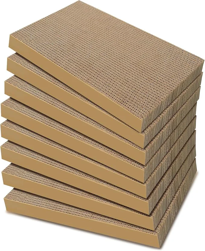 Unique AGYM Cat Scratchers 8 Packs Refill Cat Scratching Pad Cardboard Long-Lasting
