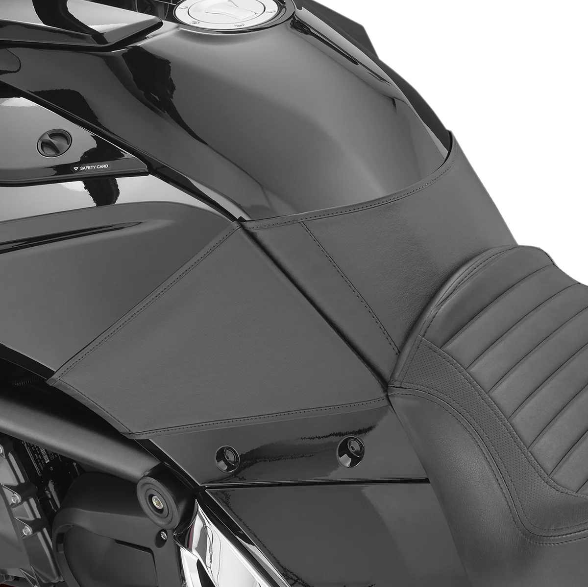 Detailed SHOW CHROME Gas Tank Mini Bra - Black - Can-Am H40-303BK Innovative