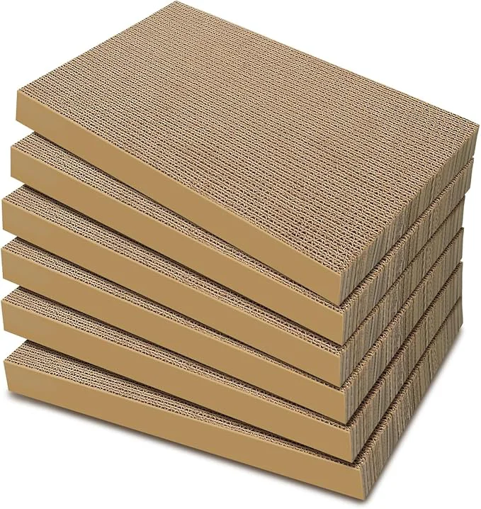 Advanced AGYM Cat Scratchers 6 Packs Refill Cat Scratching Pad Cardboard Minimalist