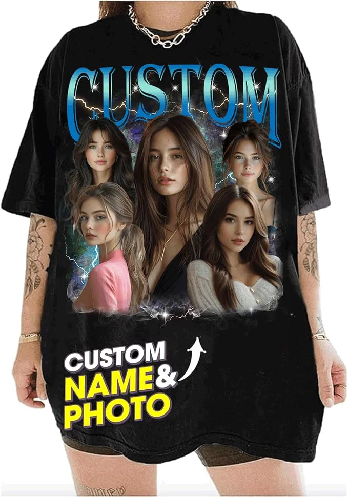 Crafted NAZENTI Custom Bootleg Rap Tee Custom T-Shirts Safe