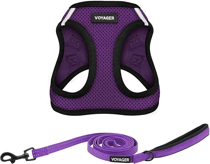 High-End Pet Supplies Voyager Step-in Air All Weather Mesh Harness and Reflective Efficient