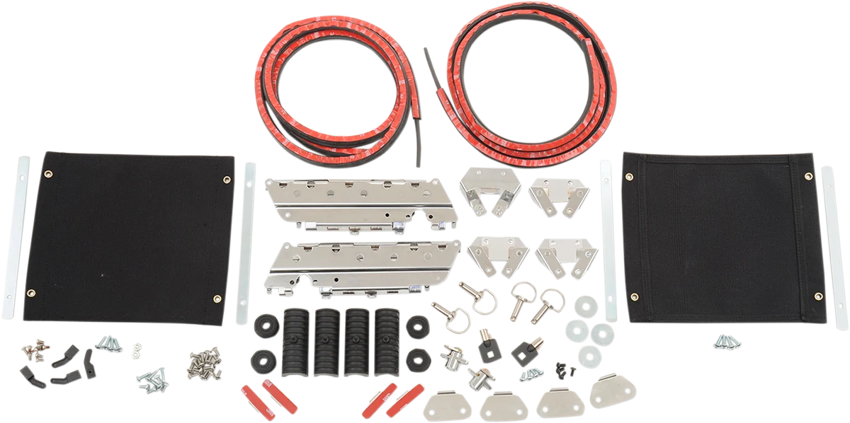Versatile DRAG SPECIALTIES Saddlebag Hardware with Tether S77-0145KDSNU Durable