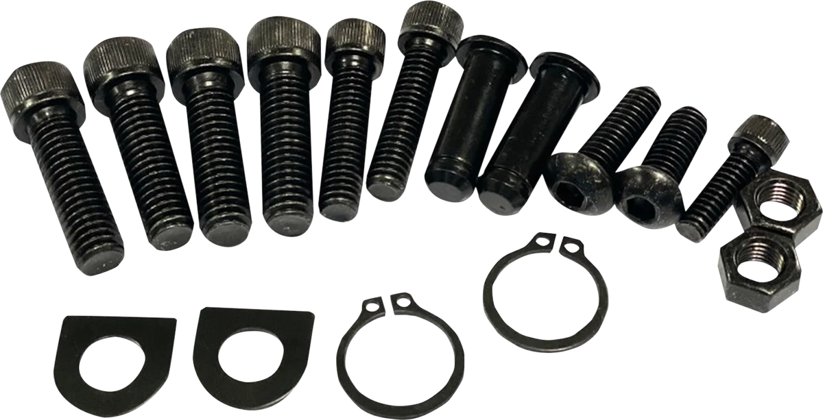 Breathable DRAG SPECIALTIES Hardware Kit - Forward Control 056343 Traditional