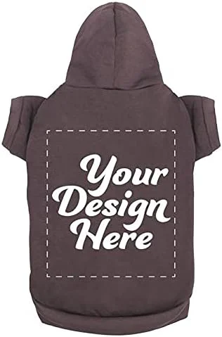 Dependable Personalized Dog Hooded Custom Sweatshirt Pet Pullover Hoodie Text Image Sustainable