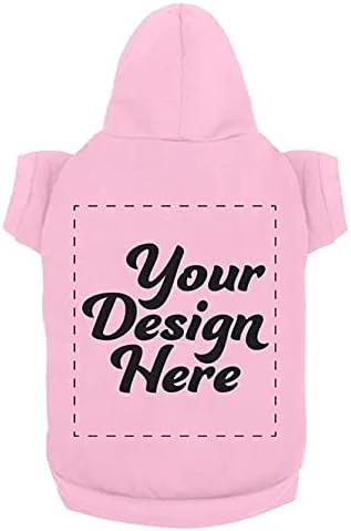Powerful Personalized Dog Hooded Custom Sweatshirt Pet Pullover Hoodie Text Image Selected