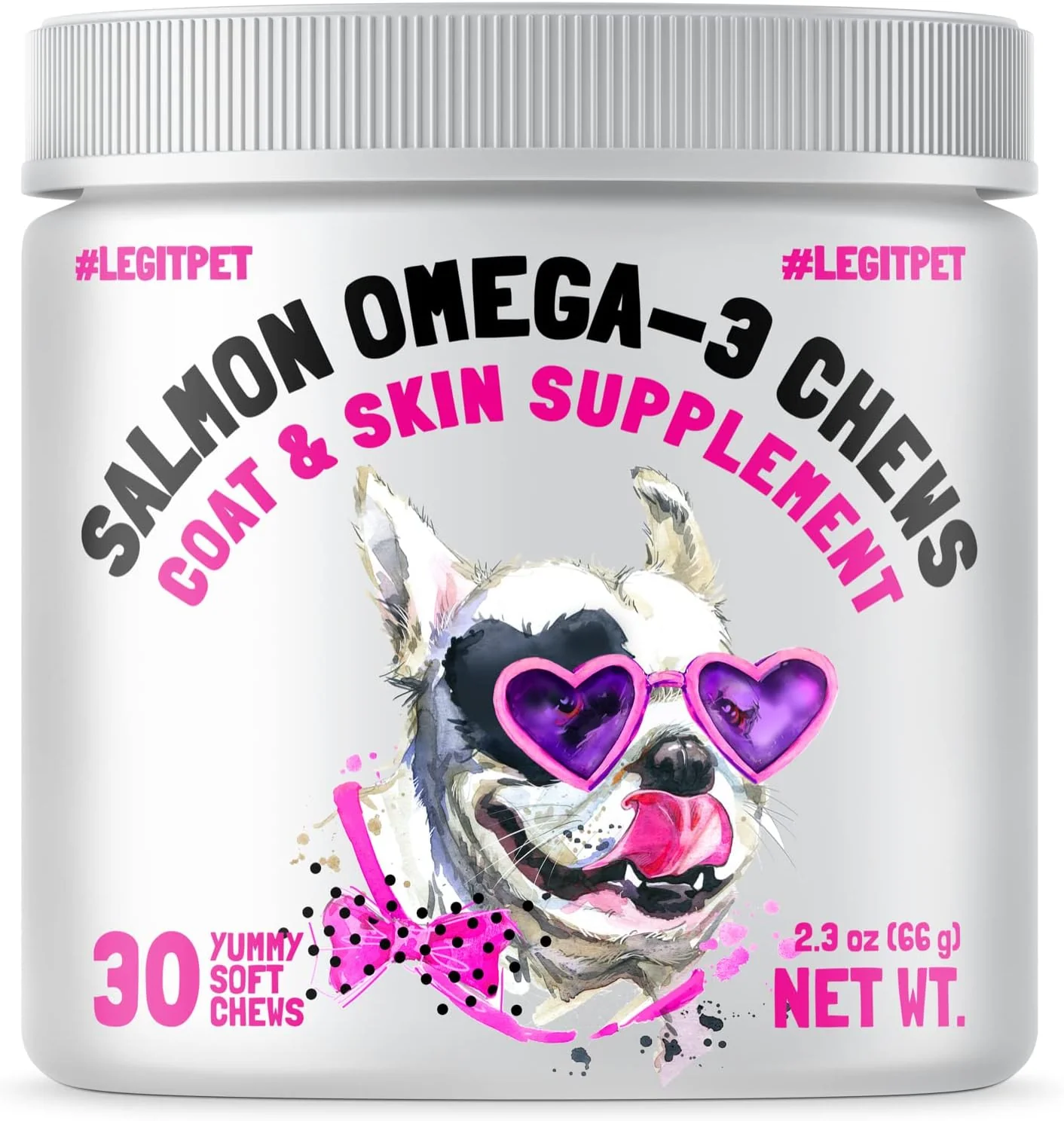 Prestigious Omega 3 Alaskan Salmon Oil Treats for Dogs 30 Fish Oil Chew Supplement Skin and Coat Allergy and Itch Relief Hip Joint Health Brain Shedding Hot Spots Treatment Omega 3 6 9 EPA DHA Fatty Acids Lightweight