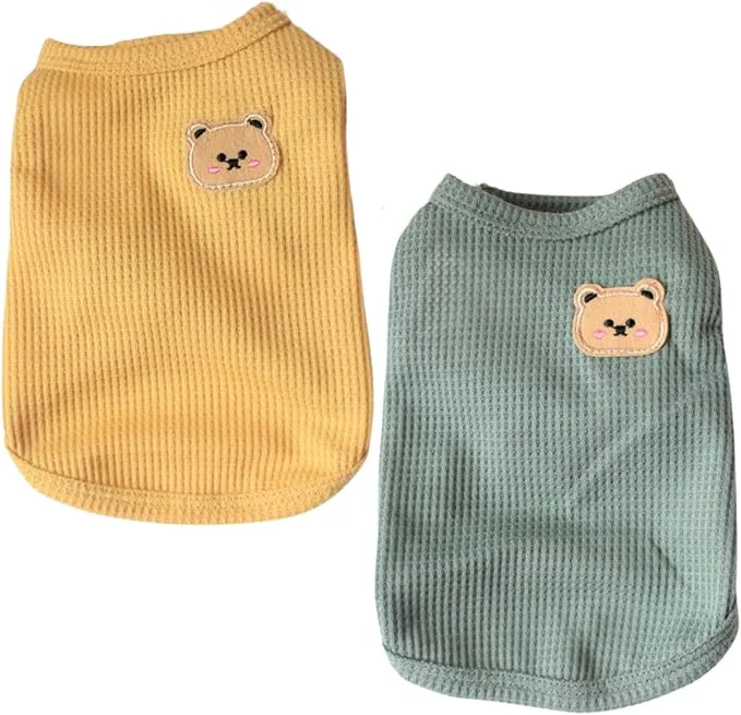 Innovative Cotton Dog Shirt Summer Lightweight Pet T-Shirts Soft Breathable Stretchy Cats User-Friendly