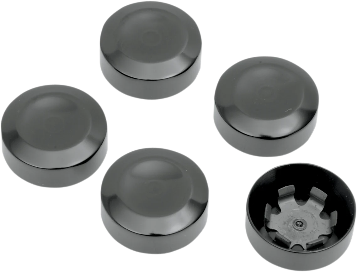 Superior DRAG SPECIALTIES Rear Pulley Bolt Cover - Black D26-0152B High-Performance