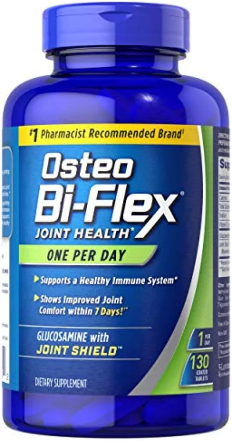 Classic Osteo Bi-Flex Glucosamine with Vitamin D One Per Day By Osteo Bi-flex Joint Health 130 Coated Tablets 130 Count High-End