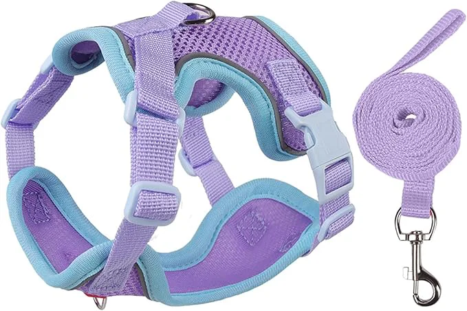 Classic Cat Harness and Leash Set for Walking – Escape-Proof Reflective Vest for Cats Top-Quality