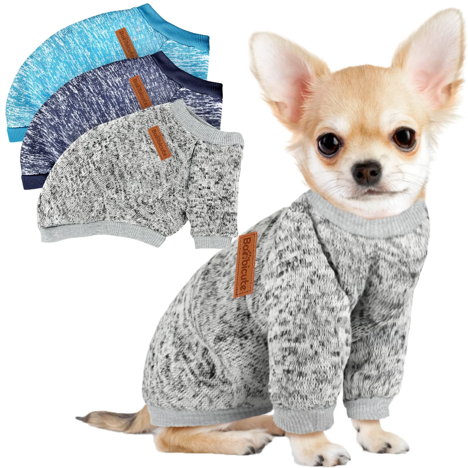Artisan 3 Pack Dog Sweaters for Small Dogs Girl Boy Winter. Chosen for quality fits naturally into modern pet homes. Organic
