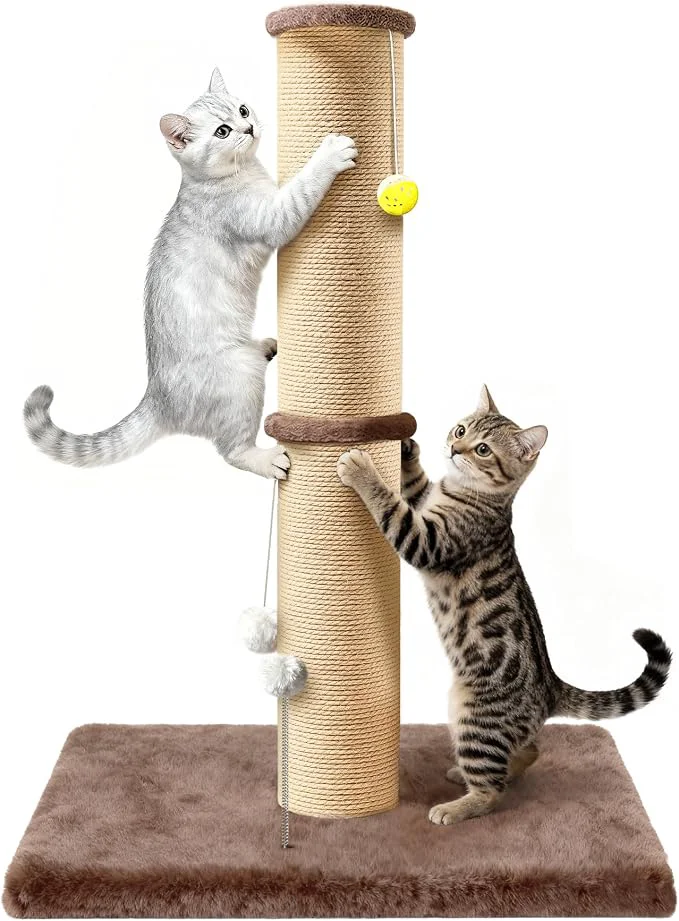 User-Friendly 5-Inch Thick Sisal Cat Scratching Post Durable Cat Scratcher Prestigious