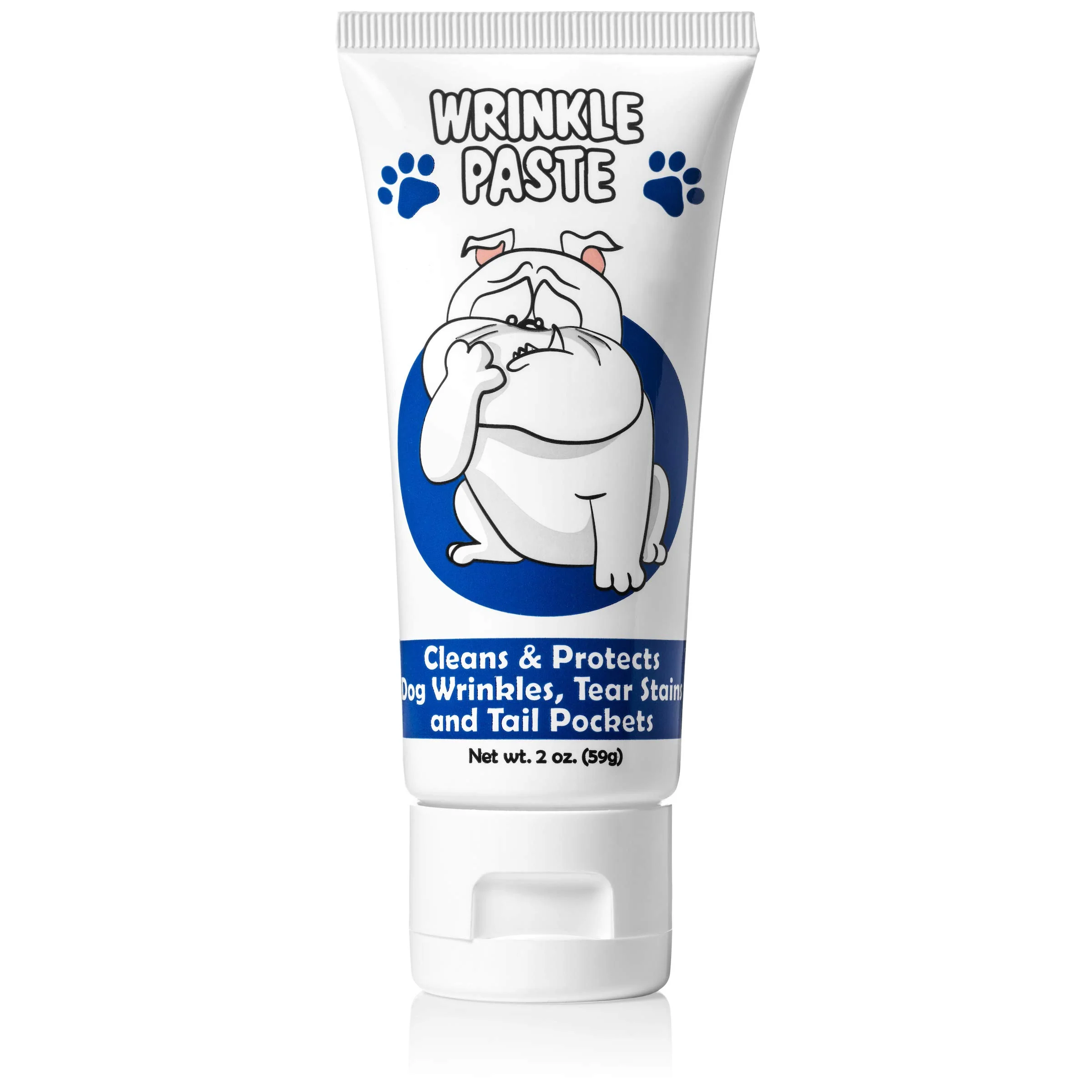 Quality Squishface Wrinkle Paste for Bulldogs Dogs – Clean Wrinkles Tear Stains Tail Pockets Anti-Itch Cream 2 oz Eco-Friendly