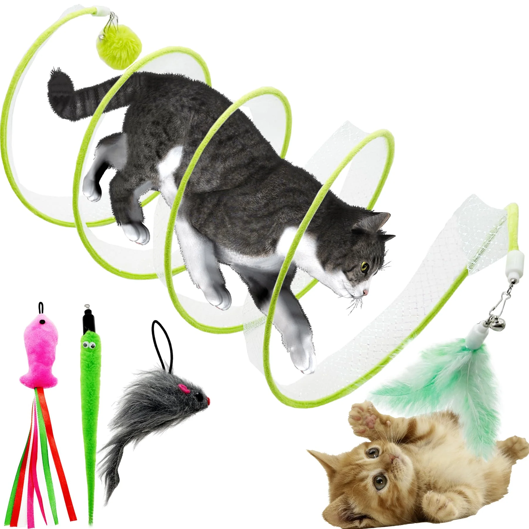 Exceptional Self Play Cat Hunting Spiral Tunnel Toy. Chosen for quality fits naturally into modern pet homes. Unique