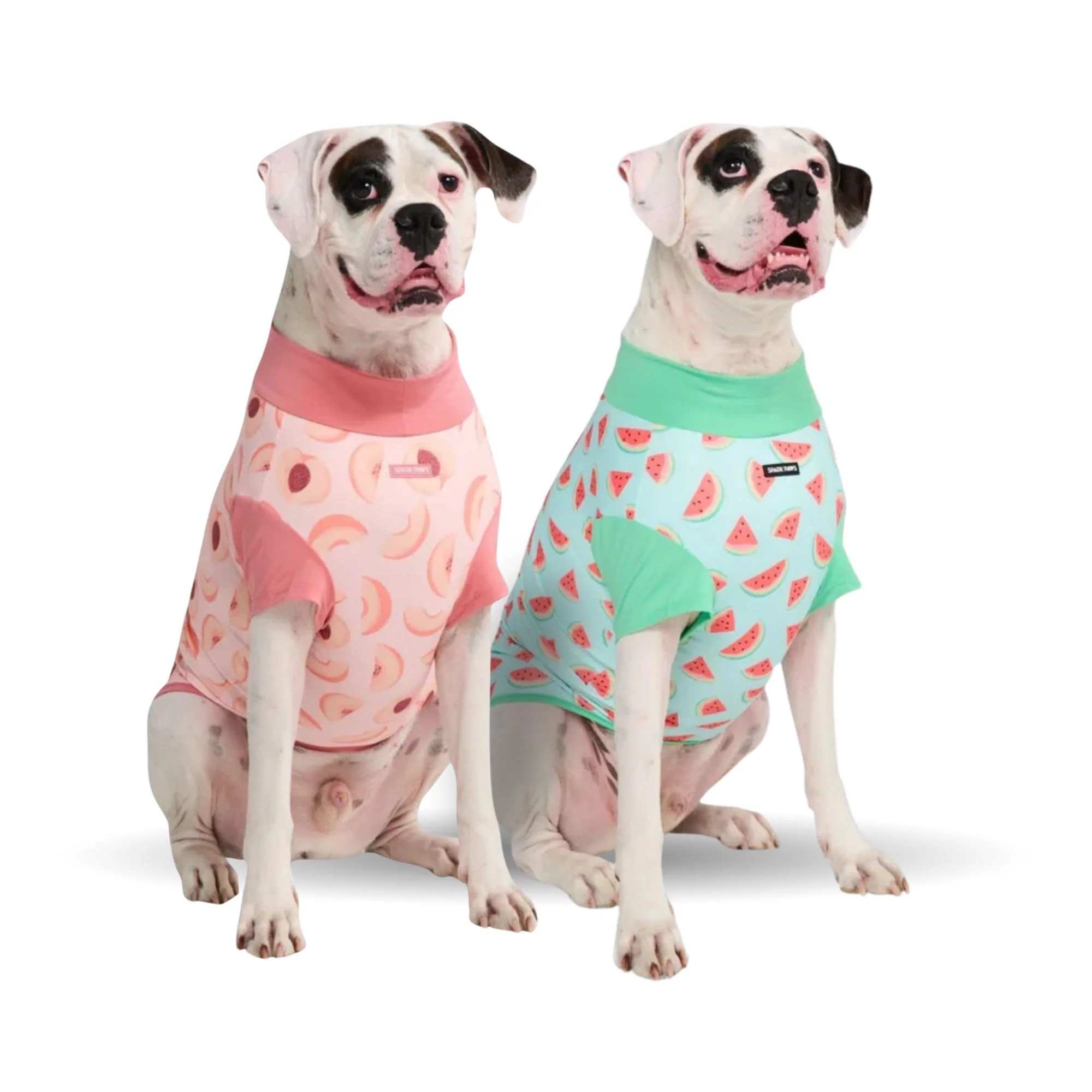 Healthy Spark Paws Sunblock Dog T-Shirt SPF30 – Watermelon Peach Set of 2 3XL Long-Lasting