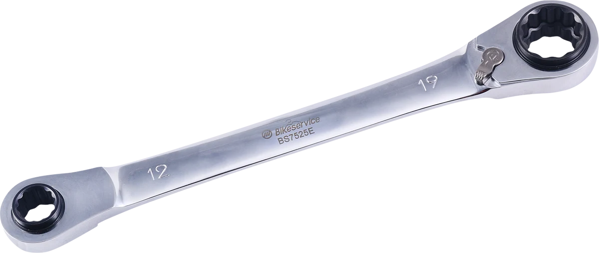 Stylish BIKESERVICE Ratchet Wrench Tool BS7525E Dependable