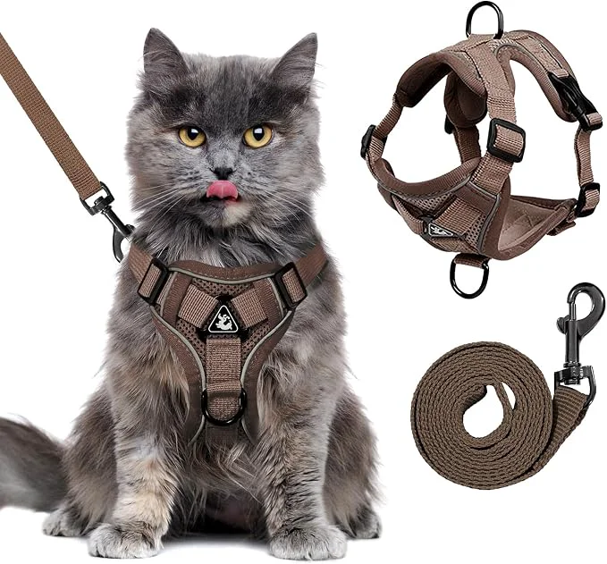 User-Friendly XL Cat Harness Escape Proof for Heavy Cats Exceptional
