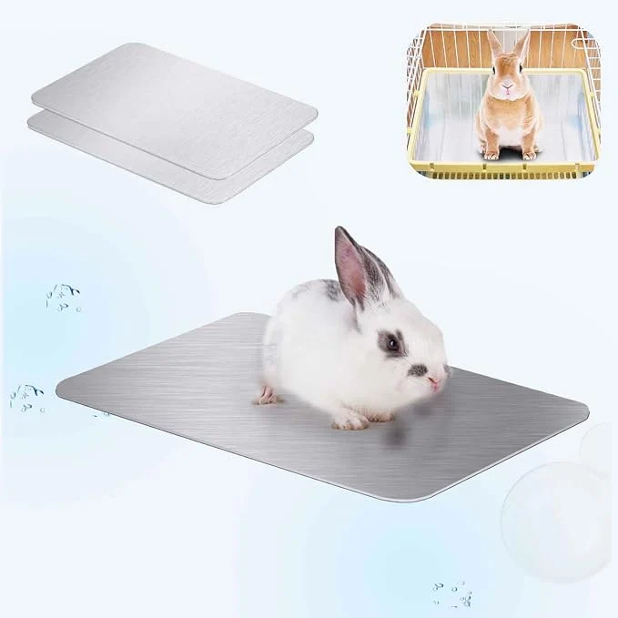 Detailed 11.8x7.9 IN Pet Cooling Mat for Rabbit Guinea Pig Other Small Pets Exceptional