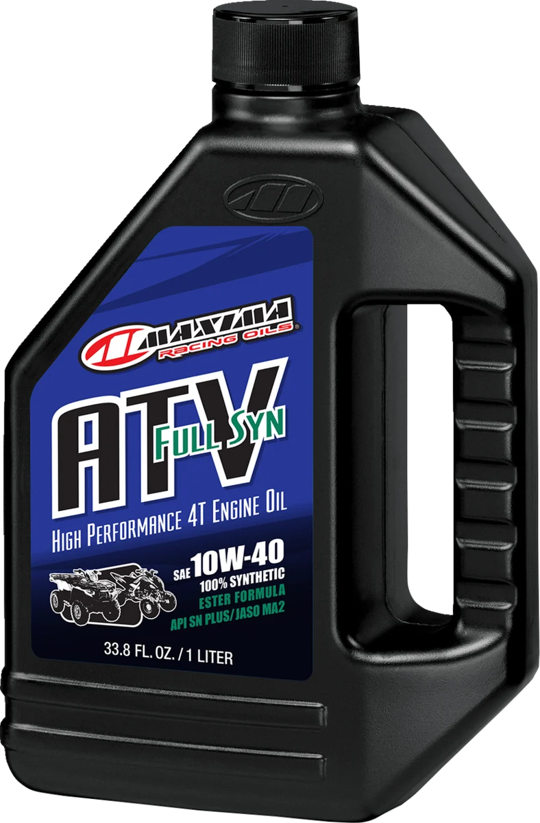 Stylish MAXIMA RACING OIL ATV Full Synthetic Engine Oil - 10W-40 - Liter 30-87901 Smooth