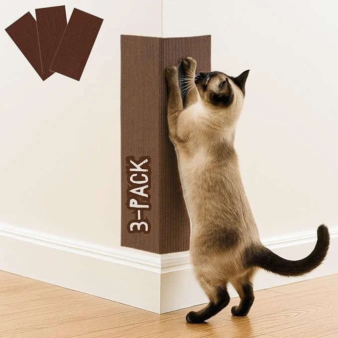 Exceptional Cat Scratch Mat 23.6 x 11.8 Cat Wall Corner Scratcher Versatile Powerful