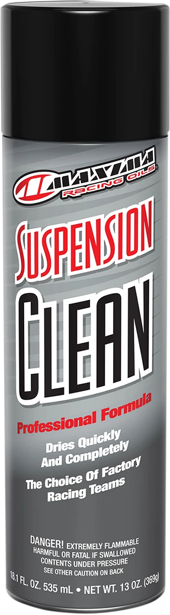 Exclusive MAXIMA RACING OIL Suspension Cleaner - 13 oz. net wt. - Aerosol 71920 High-Performance