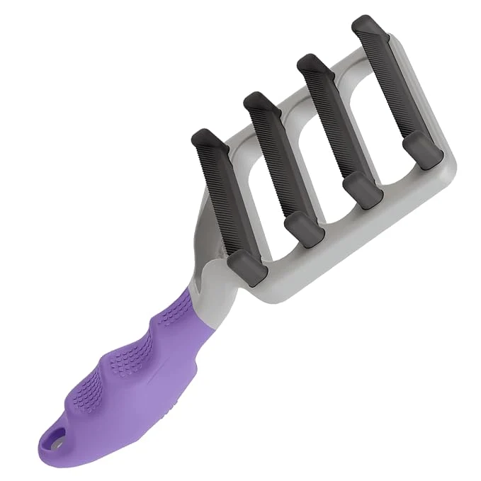 Easy-to-Use FUR4 deShedding Cat Brush for Long Hair Cats – Pet Hair Brush Proven