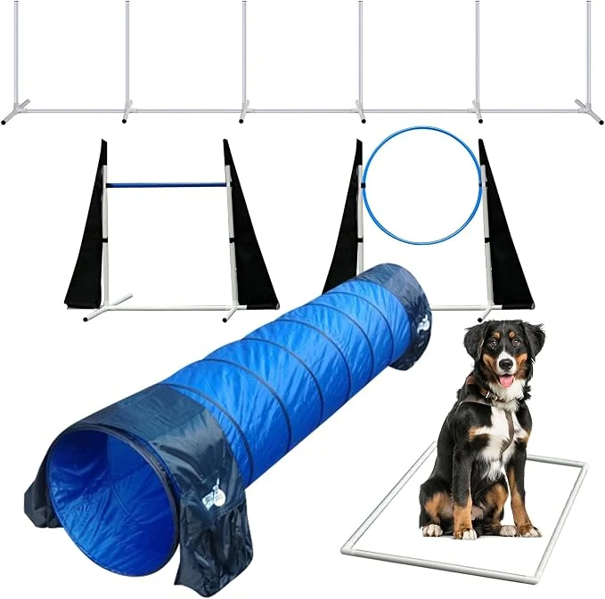 Versatile Houseables Dog Agility Course Backyard Set Dog Agility Equipment Obstacle Refined