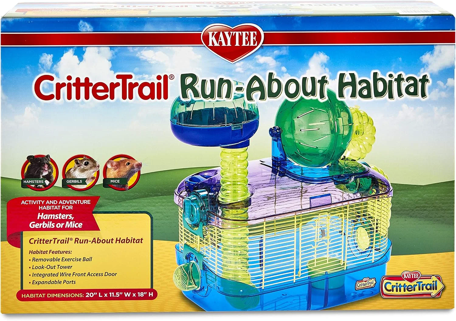 Unique Kaytee CritterTrail Run-About Habitat Casual