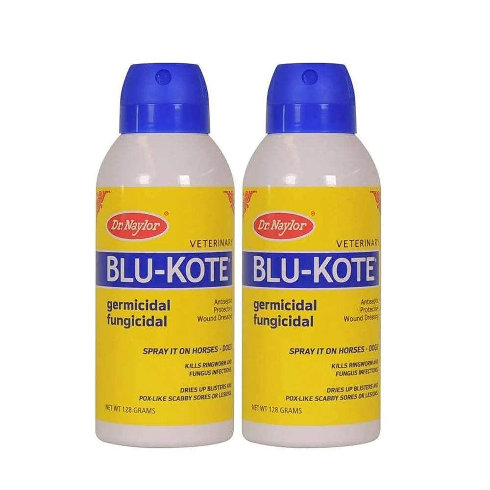 Versatile Dr. Naylor Blu-Kote Aerosol 128 g 4.5 oz – Fast-Drying Antiseptic Wound Dressing Pack of 2 Safe
