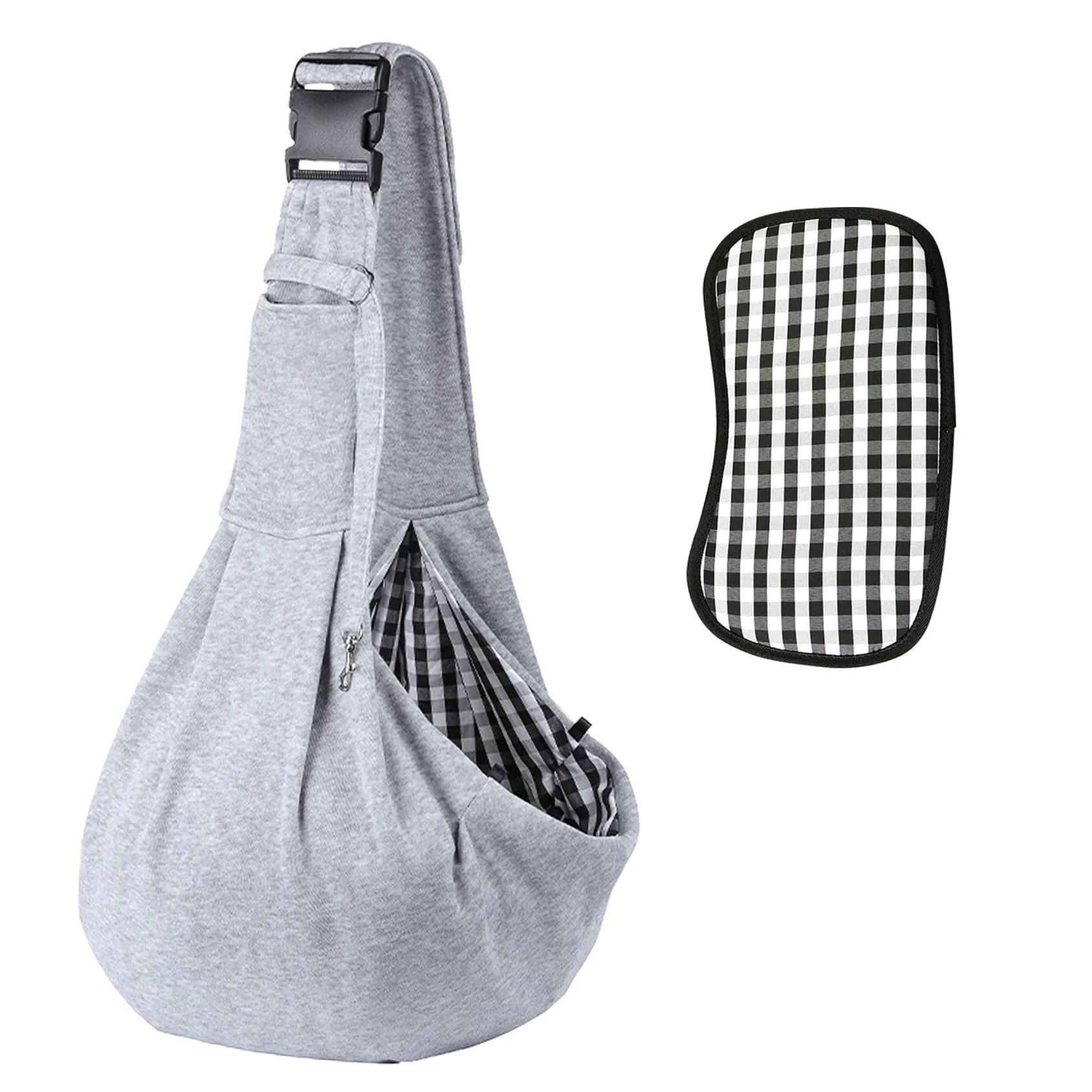 Trusted Kanemc Dog Sling Carrier for Small Pets up to 16.5 lbs Hands- Travel First-Class