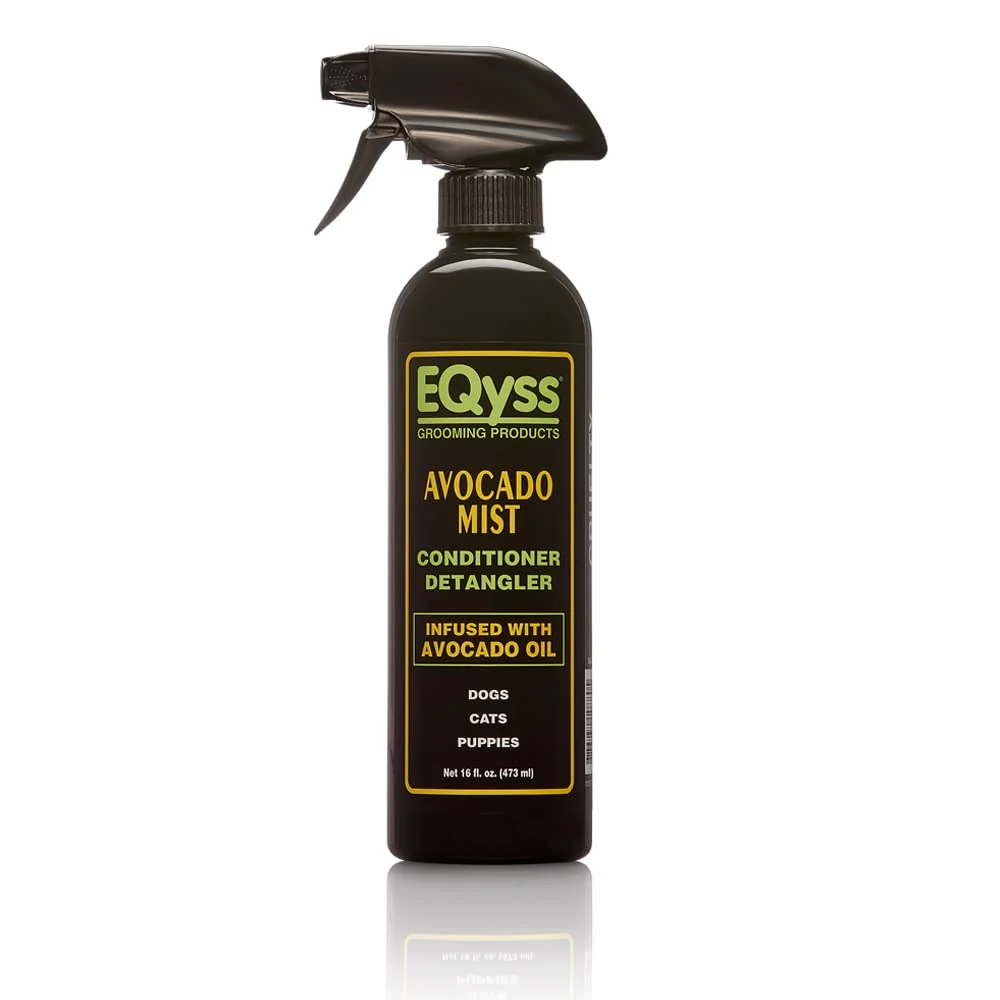 Official Eqyss Avocado Mist Pet Spray Conditioner — Shines Conditions Reduces Shedding USA Made Soft