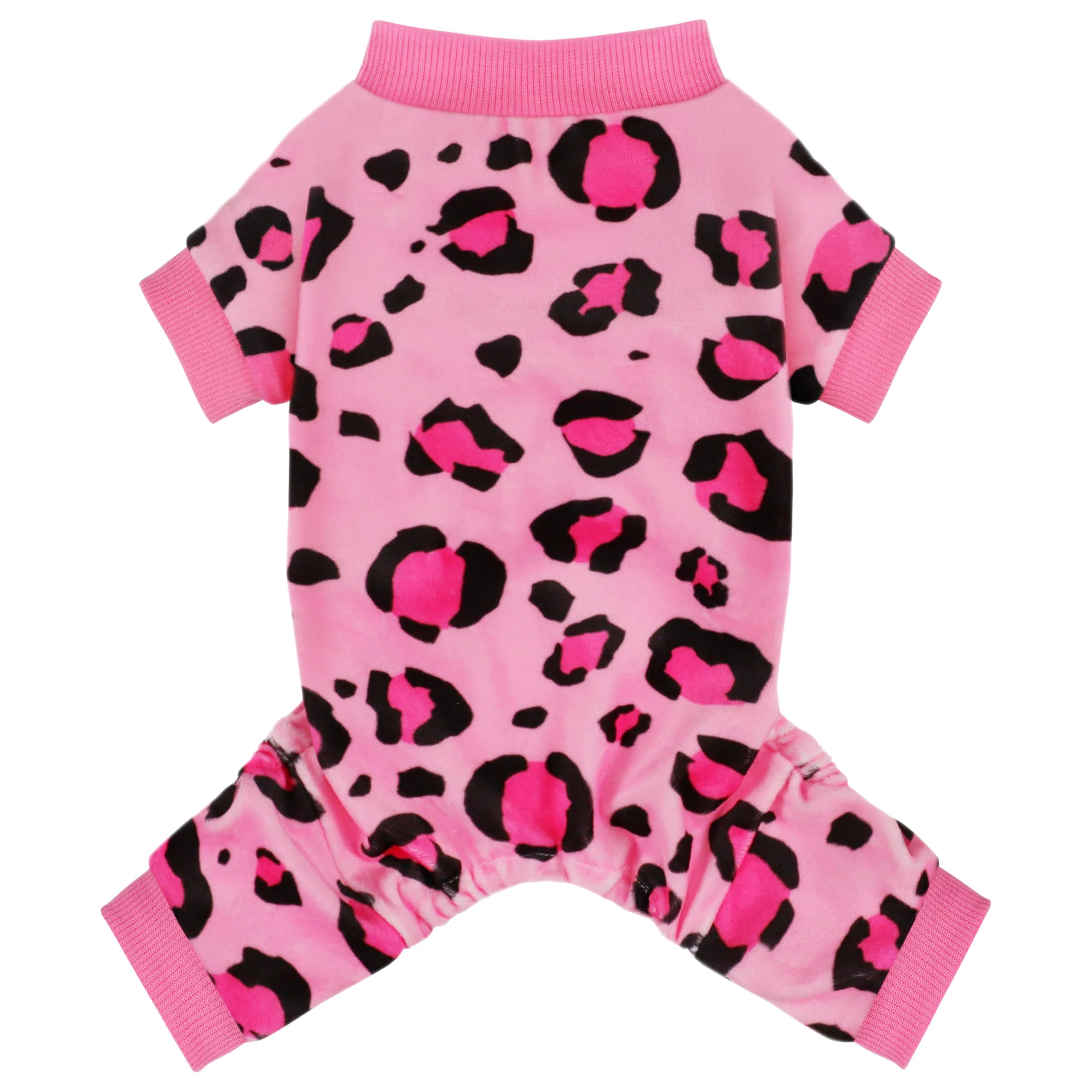 Versatile Paiaite Dog Pajamas Onesie – Comfortable Four-Legged Wear for All Sizes Pink Leopard 4XL Sustainable