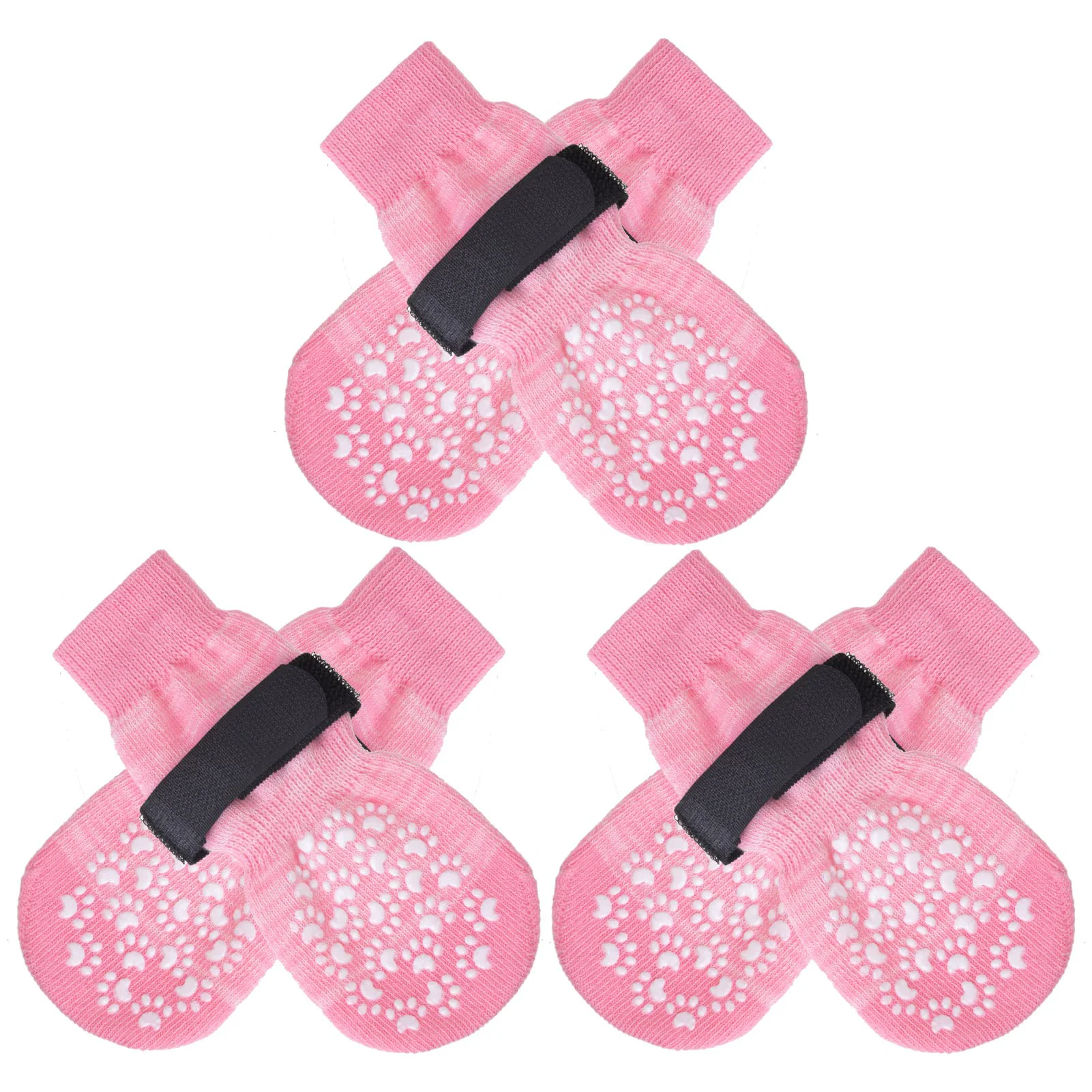 Expertly Made EXPAWLORER 6PCS Anti-Slip Dog Socks – Traction Paw Protection High-Quality