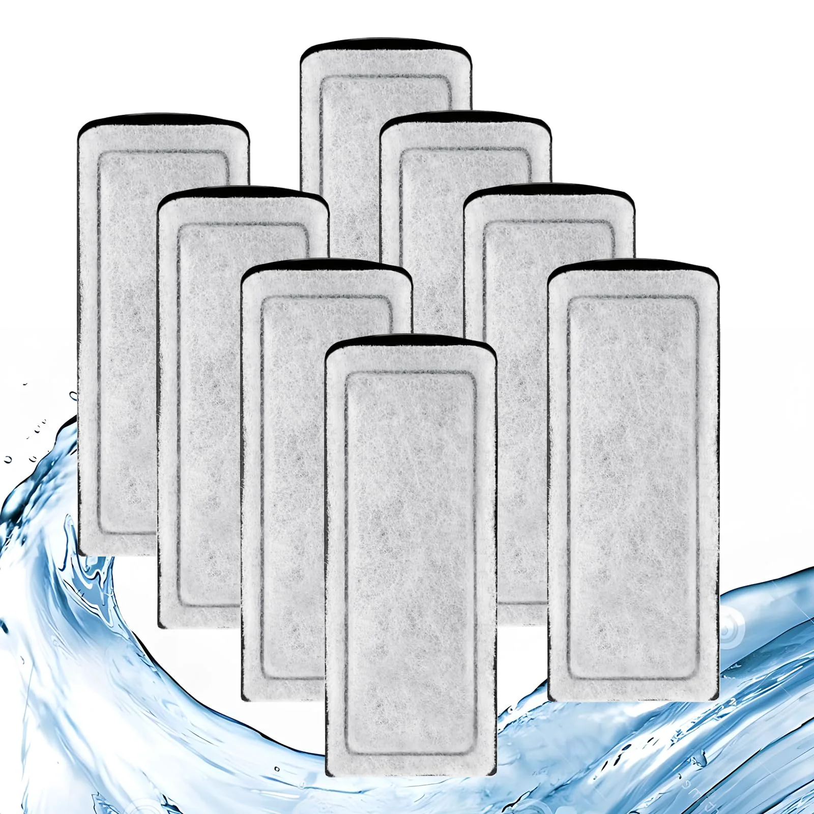 Sophisticated Pryitier 8 Pack Filter Cartridges for Marina Slim S10 S15 S20 – Ceramic Media High-Quality