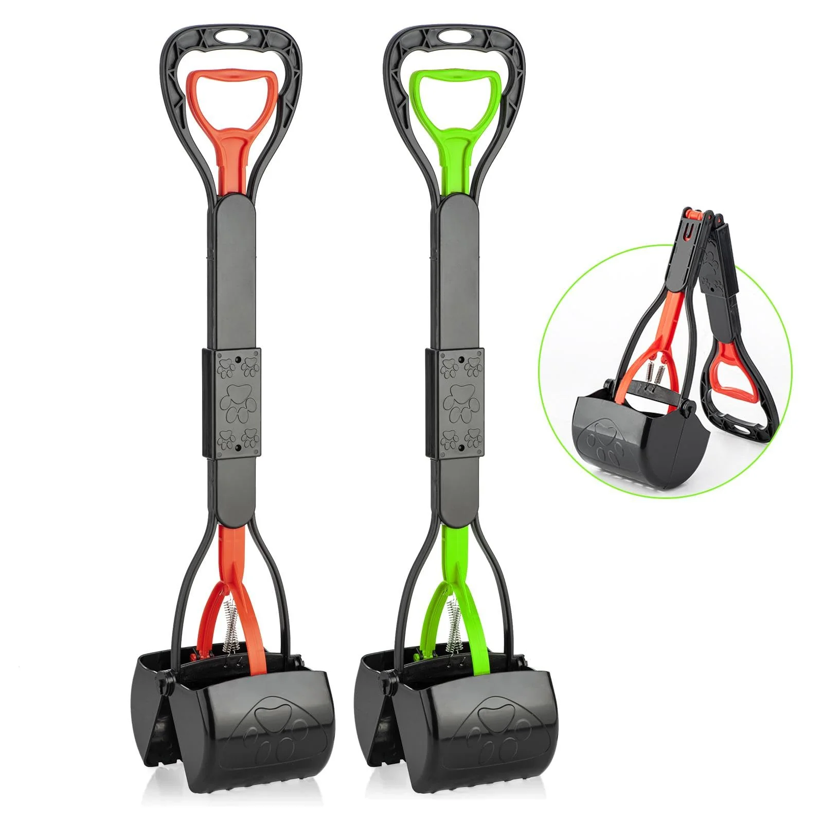 Luxury TIMINGILA Pooper Scooper 2 Pack — 28-Inch No-Touch Dog Waste Pickup for All Dog Sizes Optimized