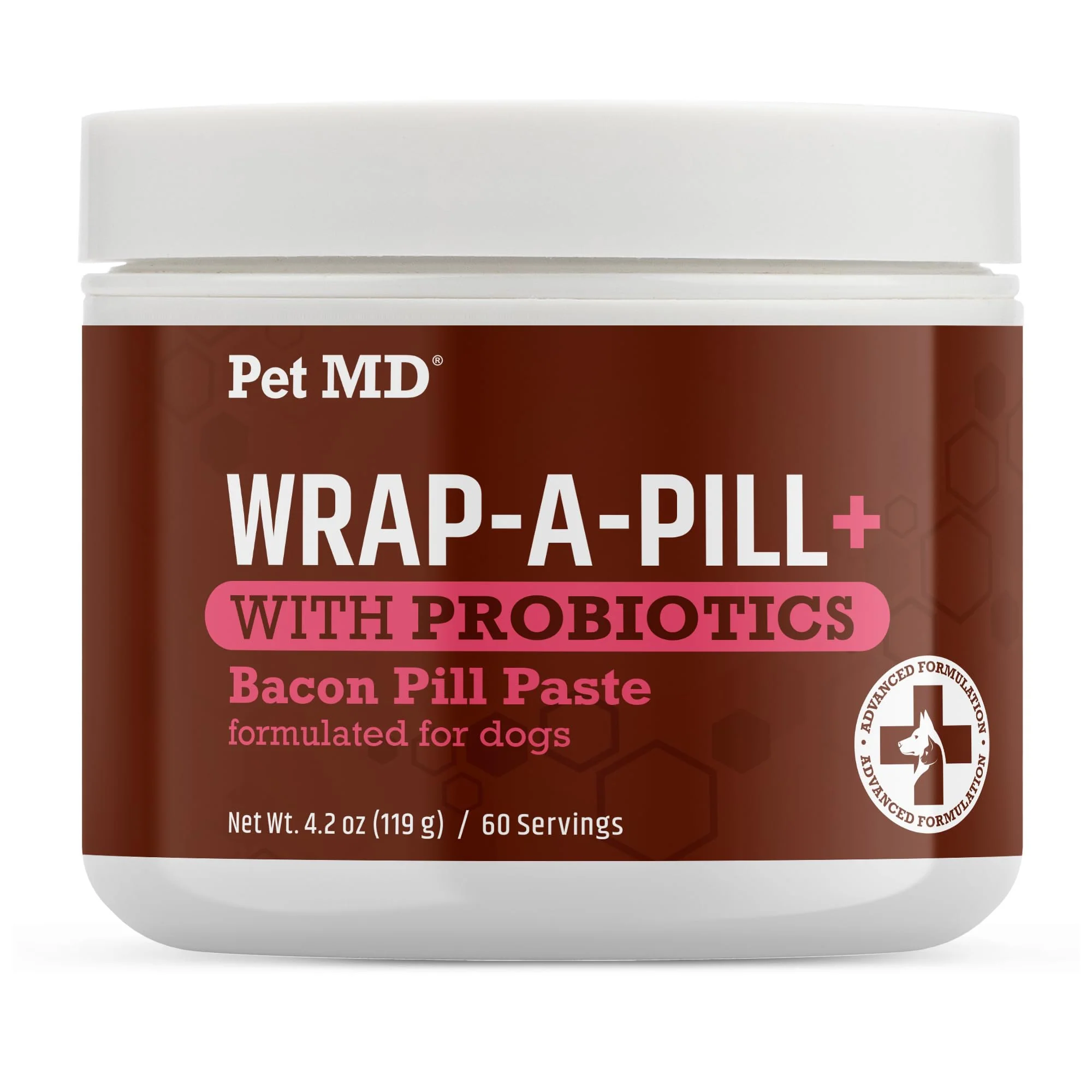 Versatile Pet MD Wrap-A-Pill with Dog Probiotics – Bacon Flavor 4.2oz User-Friendly