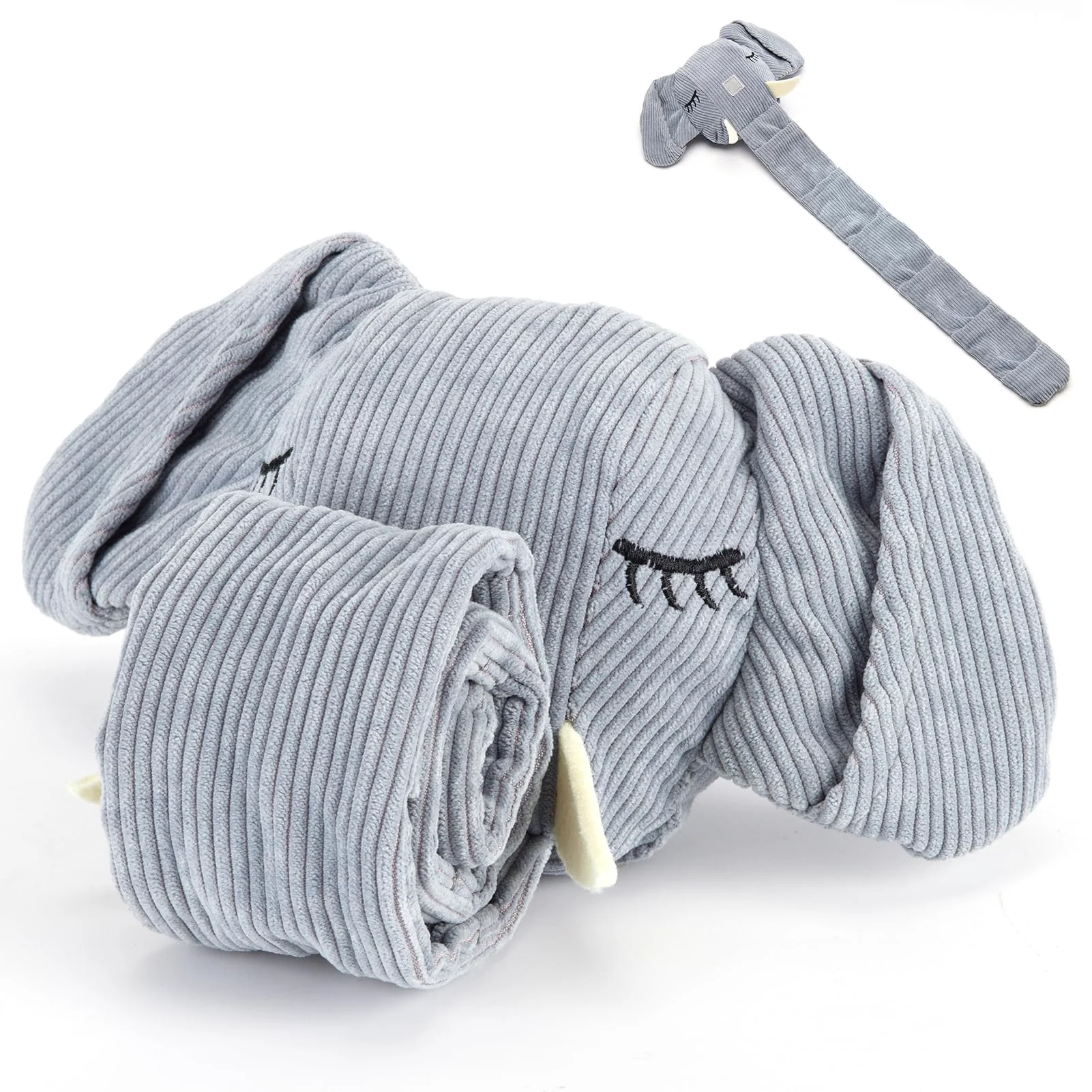 Consistent Wagorific Trunk or Treat Elephant Plush Toy — Snuffle Puzzle for All Breeds Recycled Materials Clean