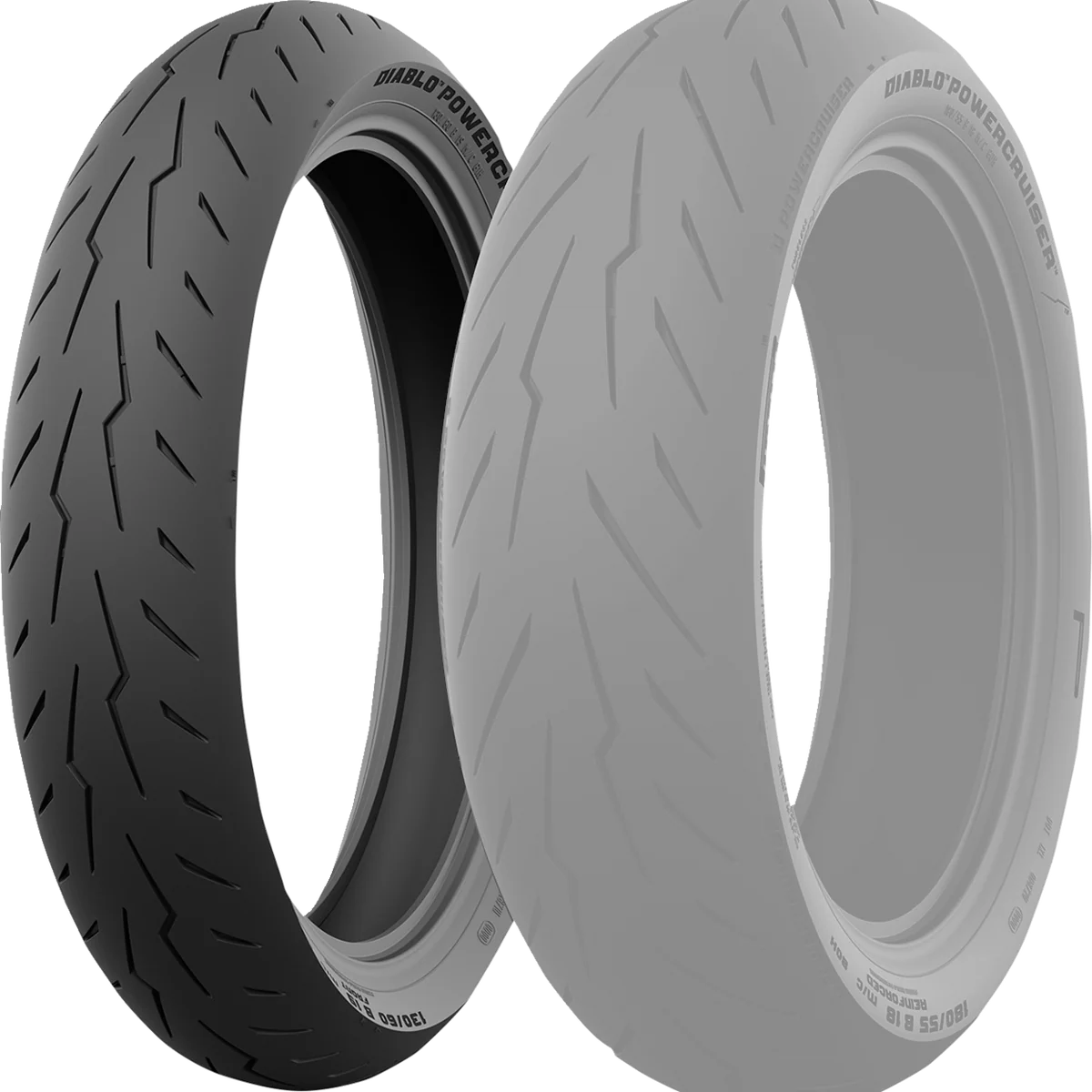 Sustainable Pirelli Diablo Powercruiser Front Motorcycle Tire 100 90-19 57H Premium Material