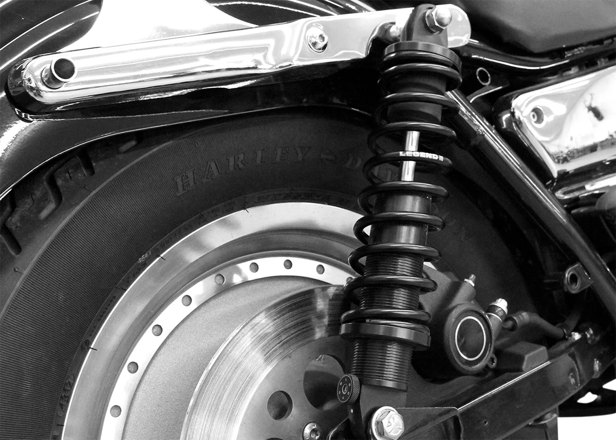 Crafted LEGEND SUSPENSION REVO-A Adjustable FXR Coil Suspension - Gloss Black - Standard - 12 1310-1106 Stylish