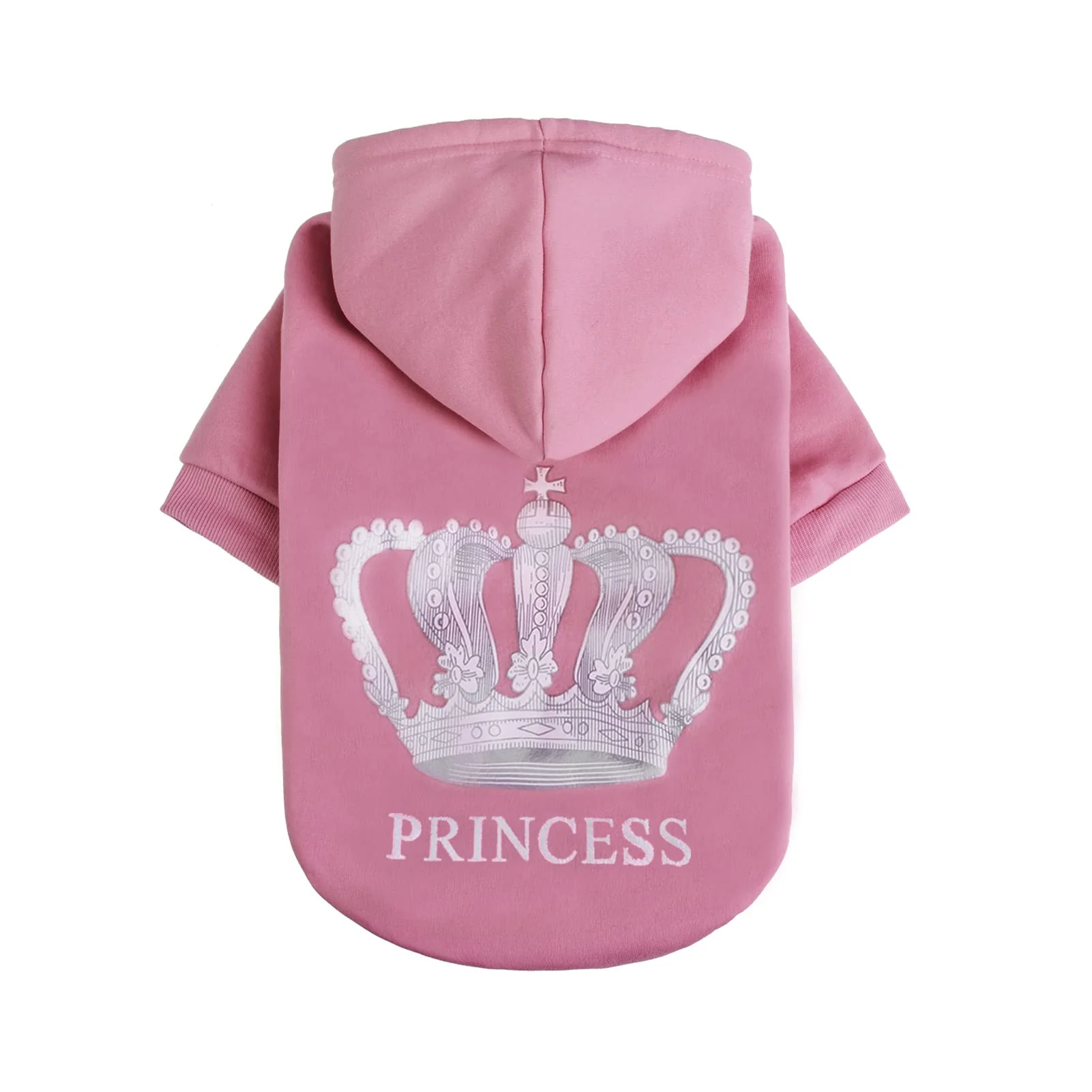 Superior EXPAWLORER Princess Dog Hoodie – Cozy Fleece Sweatshirt for Cold Weather Pets Fashionable