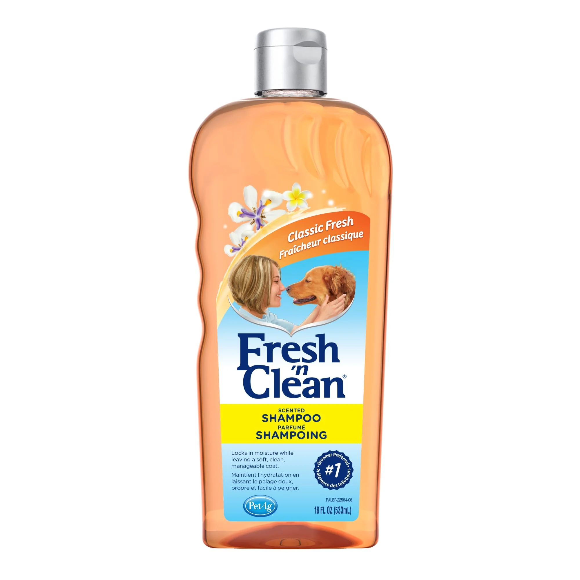 Exceptional PetAg Fresh n Clean Scented Shampoo – Classic Fresh 18 oz Soap- Vitamin E Aloe Luxury