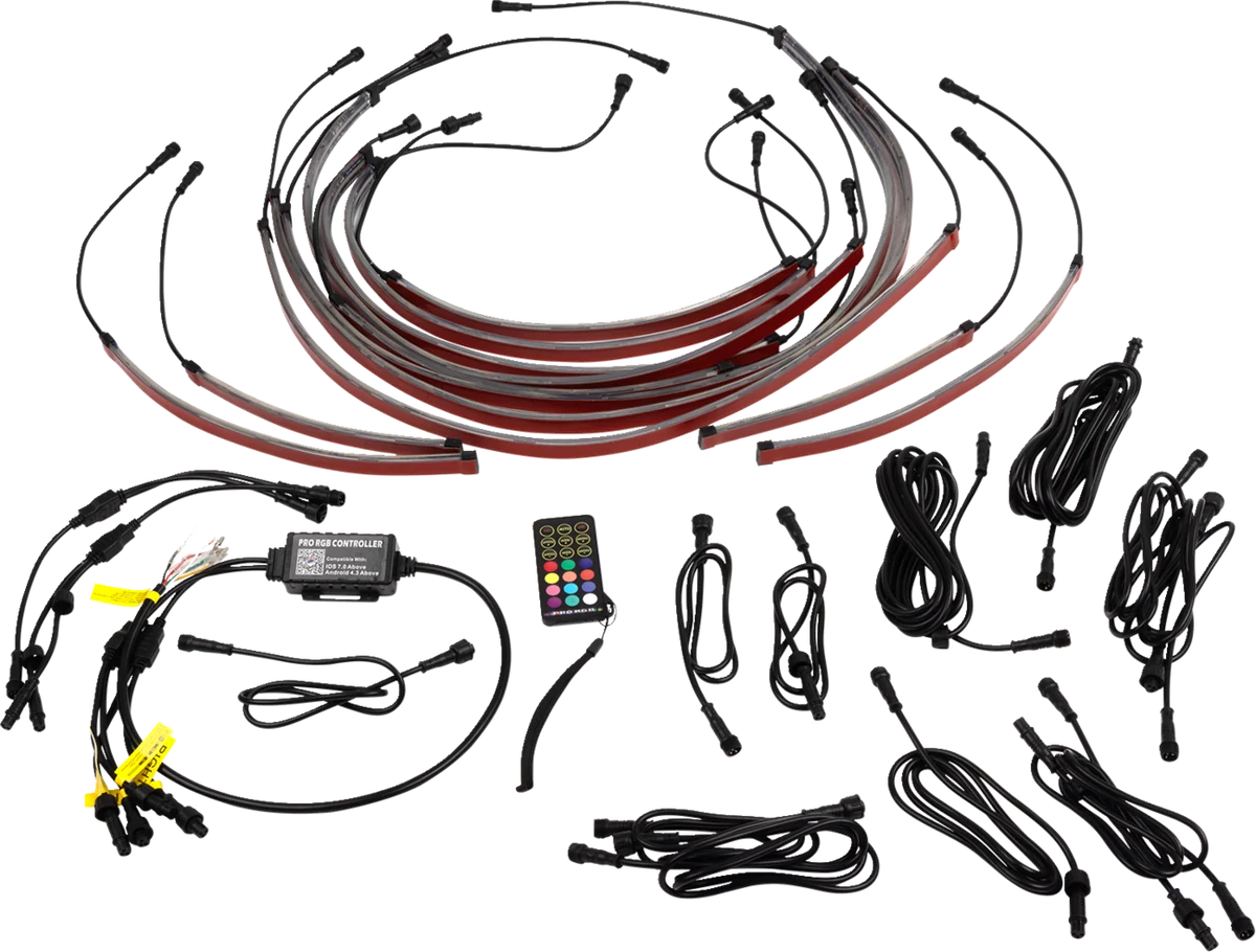 Carefully Designed MOOSE OFFROAD Underglow Kit - 12 PC 75-100-MSE Eco-Friendly