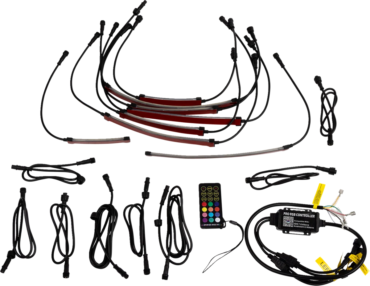 Dependable MOOSE OFFROAD Underglow Kit - 8 PC 75-200-MSE High-Grade