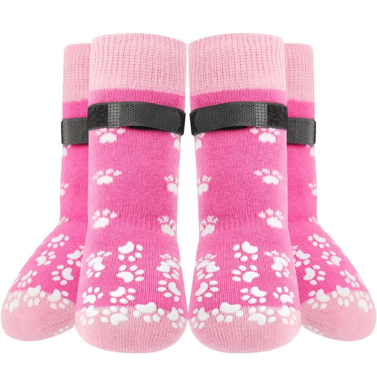 Dependable Runpaws Non-Slip Dog Socks for Senior Dogs – Traction Licking Prevention Pink 2 Pairs XL Smart