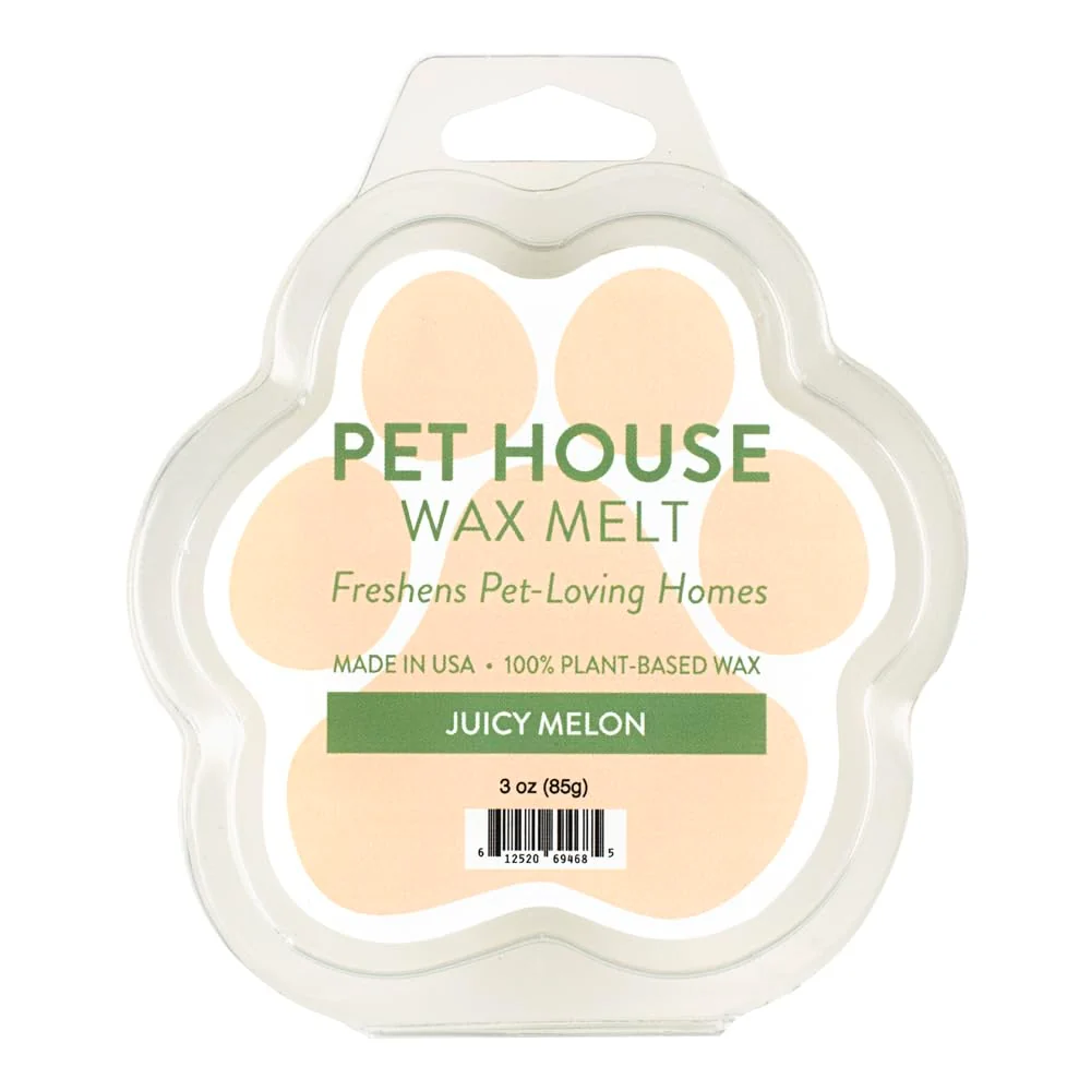 Specialty One Fur All Juicy Melon Pet House Wax Melts – Plant-Based Soy Long-Lasting Fragrance Organic