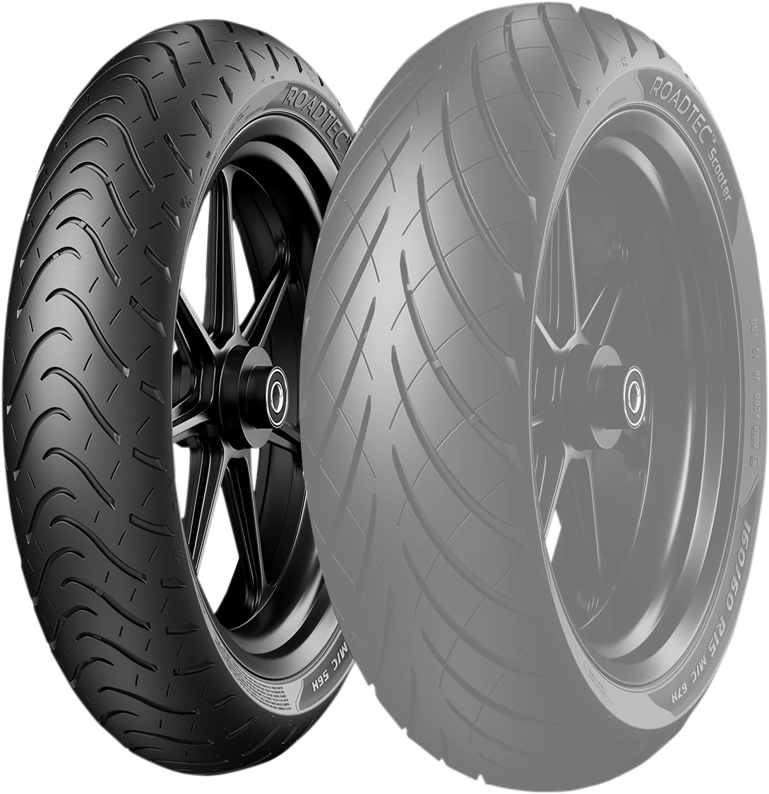 Breathable METZELER Tire - Roadtec™ Scooter - Rear - 120 80-16 - 60P 3000100 Premium