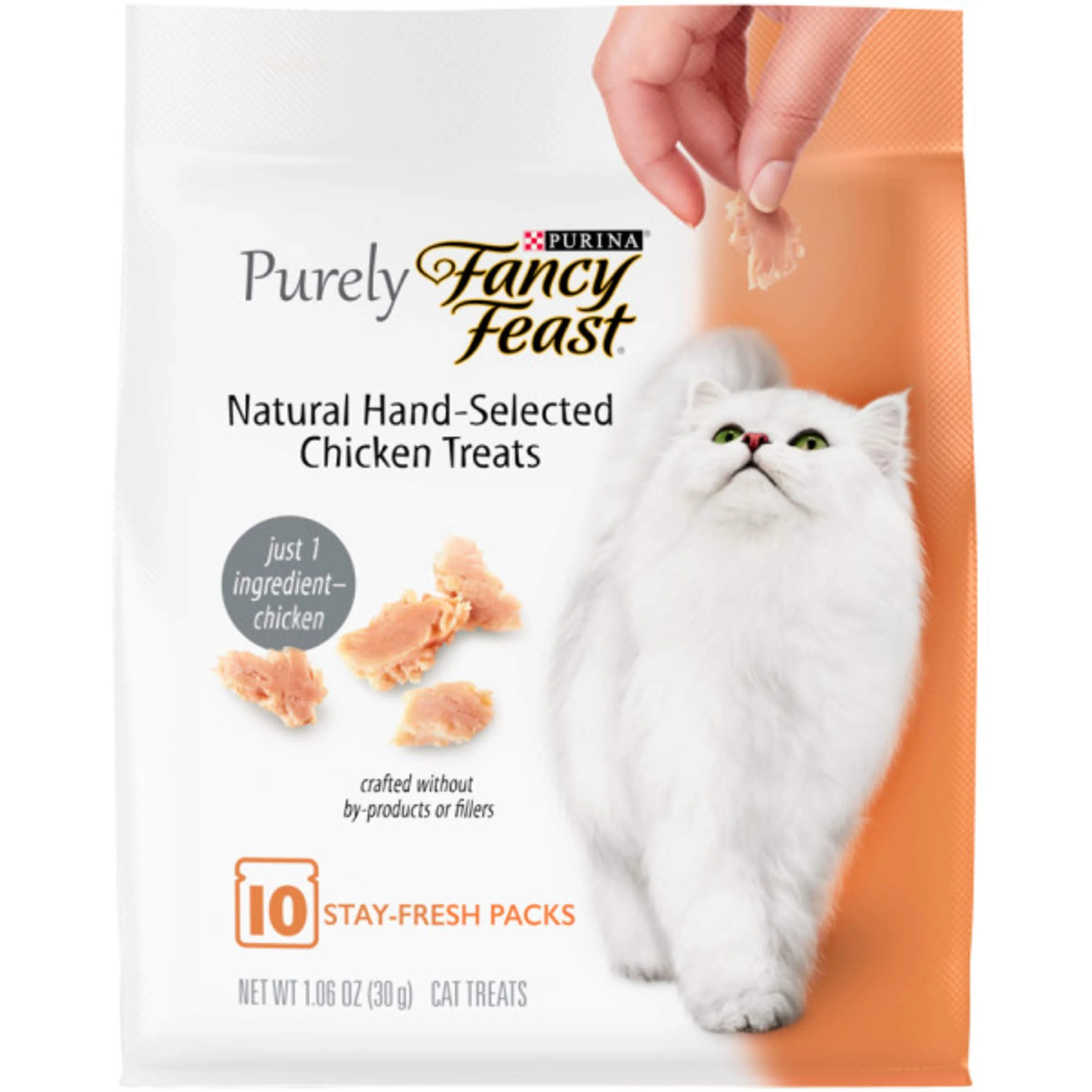 Artisan Fancy Feast Natural Cat Treats – Purely Natural Hand-Selected Chicken Pack of 5 10 ct Pouches Stylish