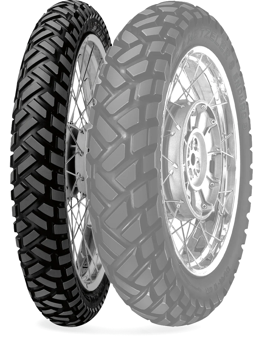 Clean METZELER Tire - Enduro 3 Sahara - Rear - 120 90-17 - 64S 0143600 Fast